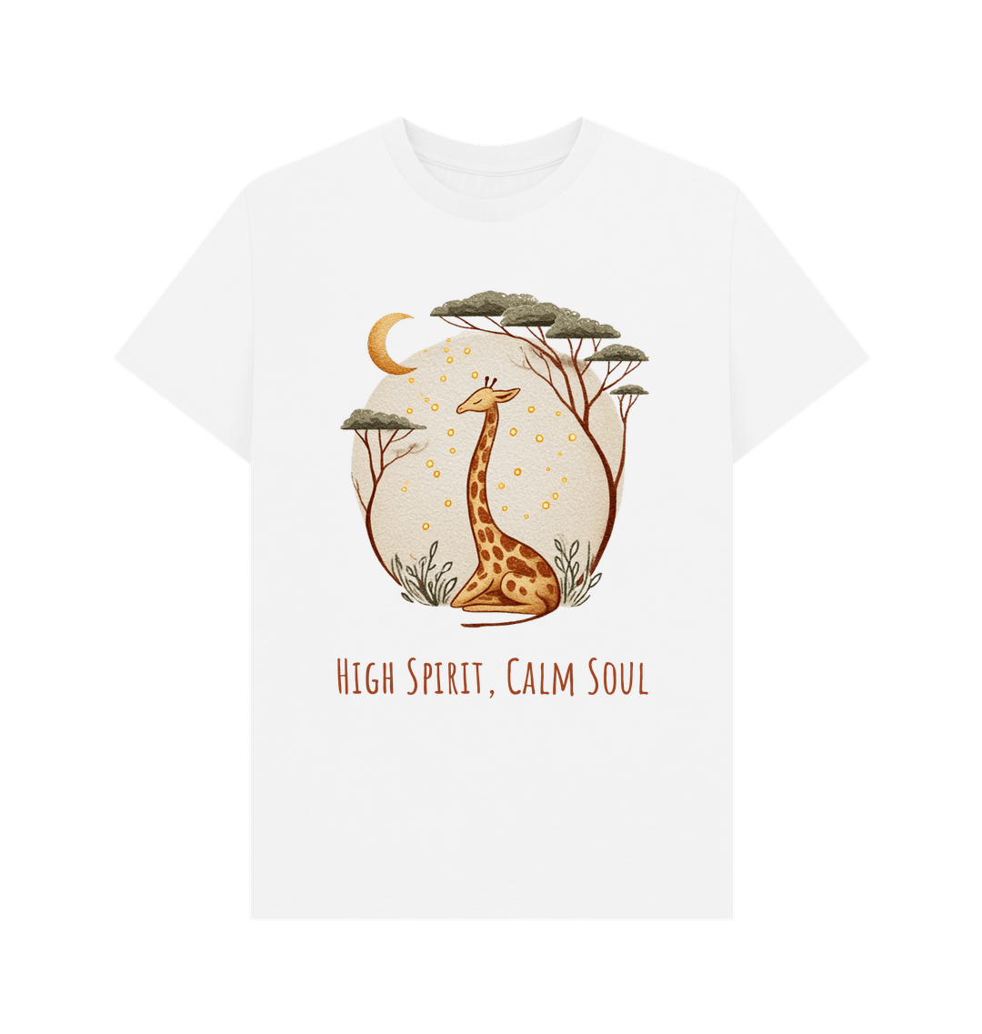 White Printed T-shirt Front