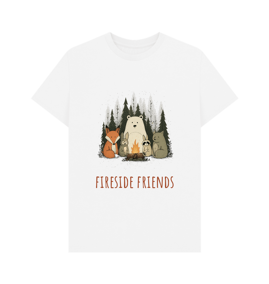 White Printed T-shirt Front