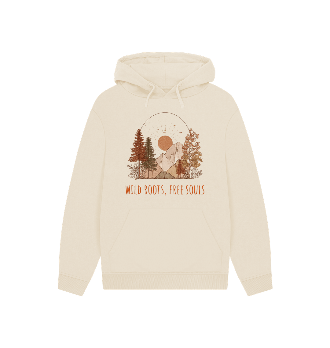 Oat Printed Hoody Front