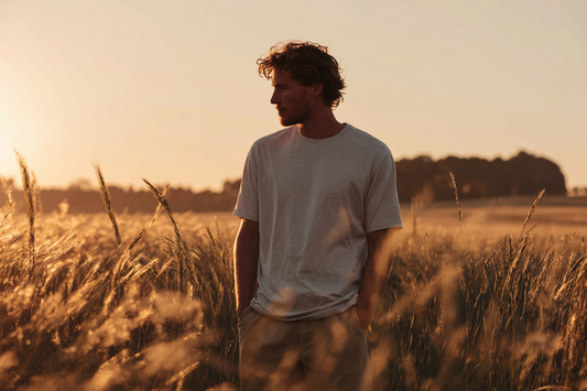 🌱 From Cotton to Statement – The Journey of a Sustainable T-Shirt