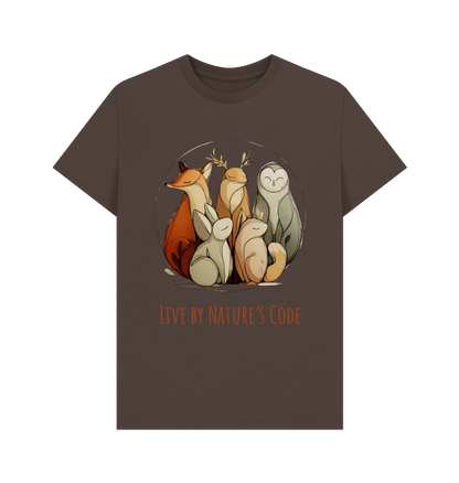 Chocolate Printed T-shirt Front
