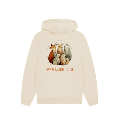 Oat Printed Hoody Front