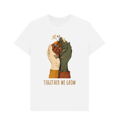 White Printed T-shirt Front