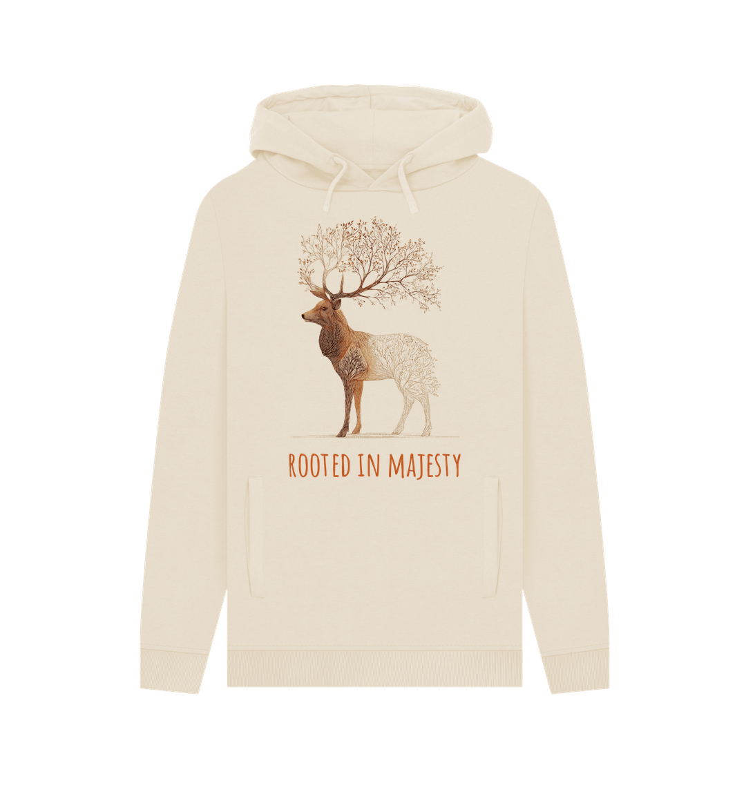 Oat Printed Hoody Front