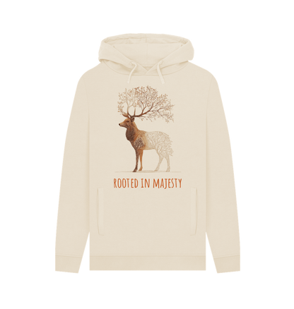 Oat Printed Hoody Front
