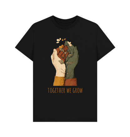Black Printed T-shirt Front