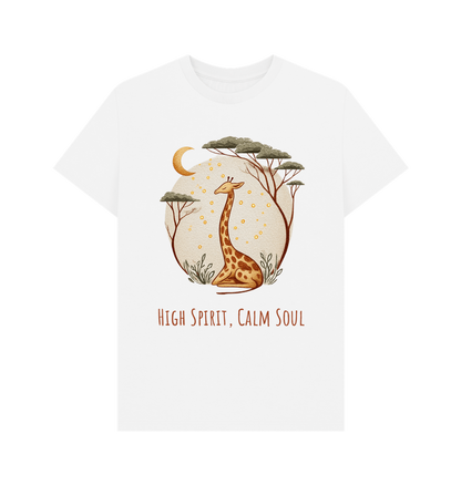 White Printed T-shirt Front
