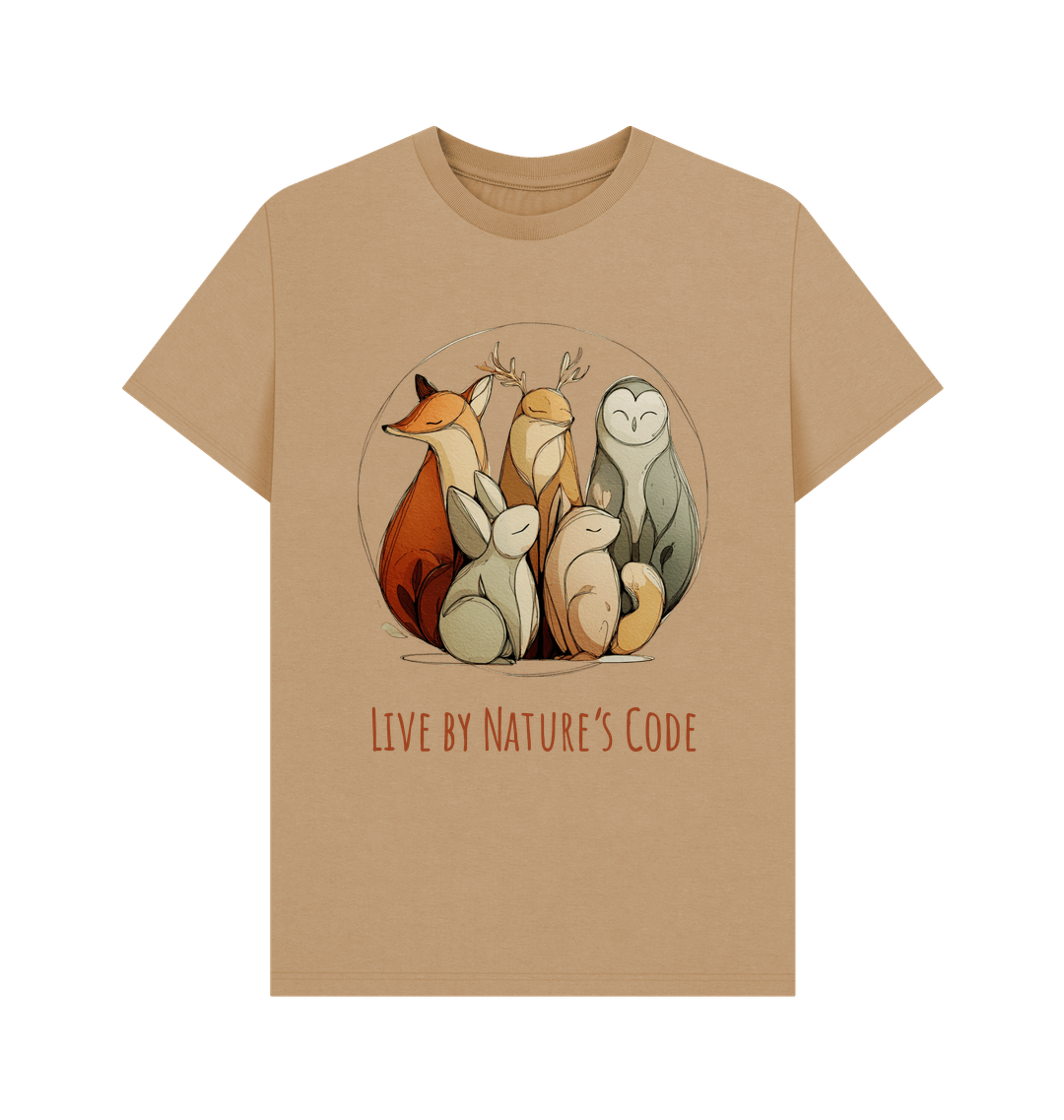 Sand Printed T-shirt Front