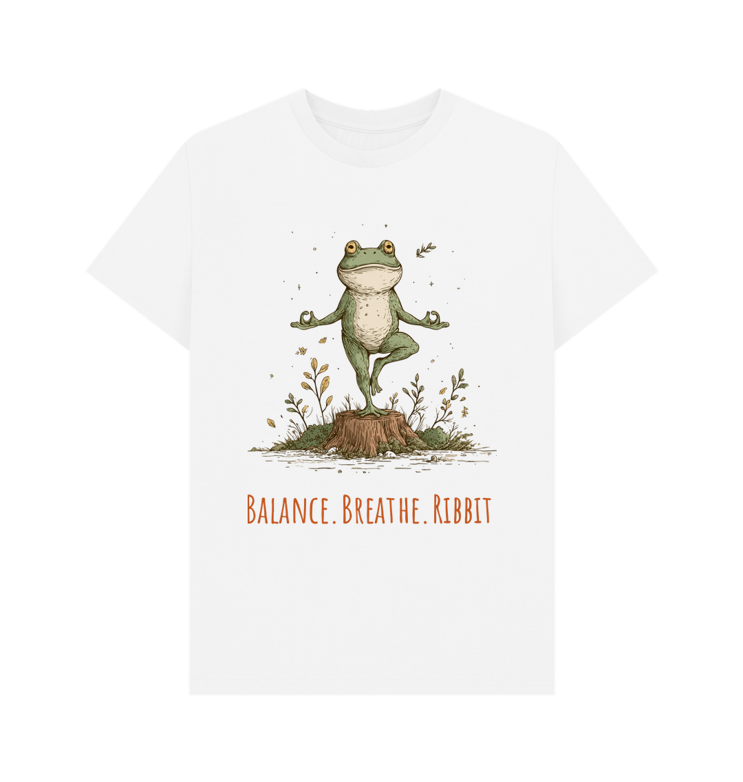 White Printed T-shirt Front