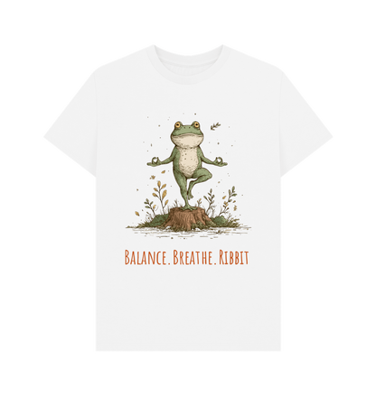 White Printed T-shirt Front