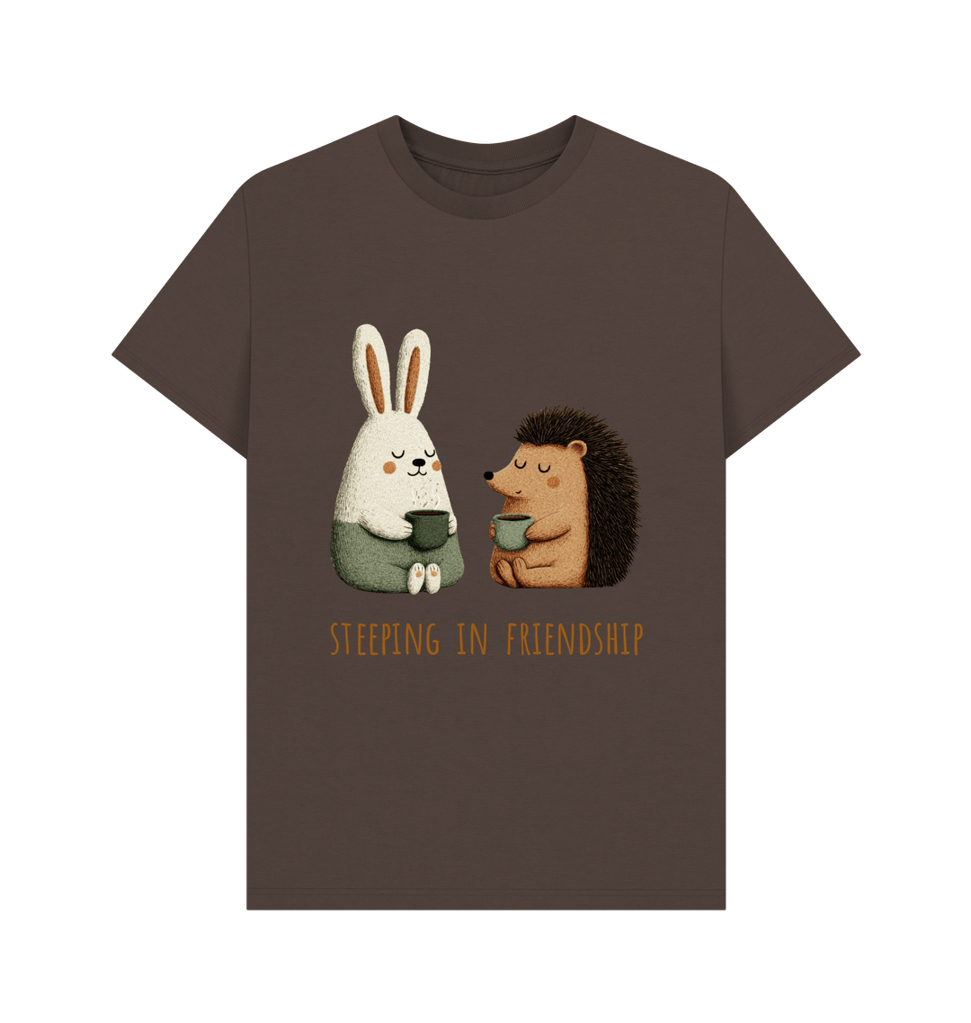 Chocolate Printed T-shirt Front