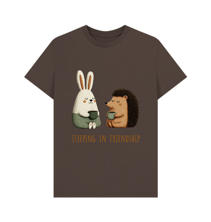 Chocolate Printed T-shirt Front