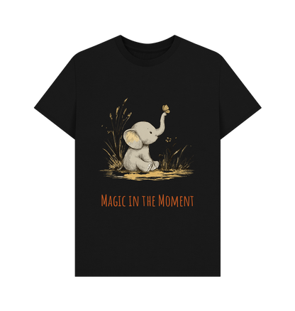 Black Printed T-shirt Front