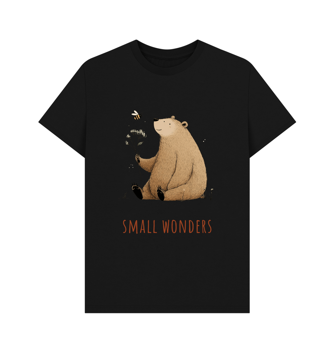 Black Printed T-shirt Front