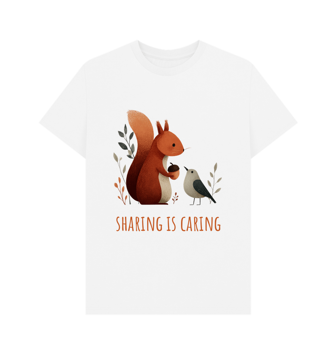 White Printed T-shirt Front