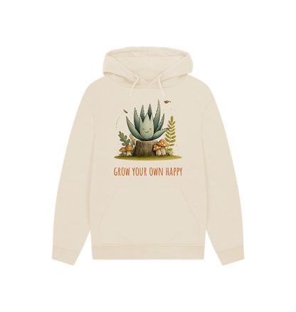 Oat Printed Hoody Front