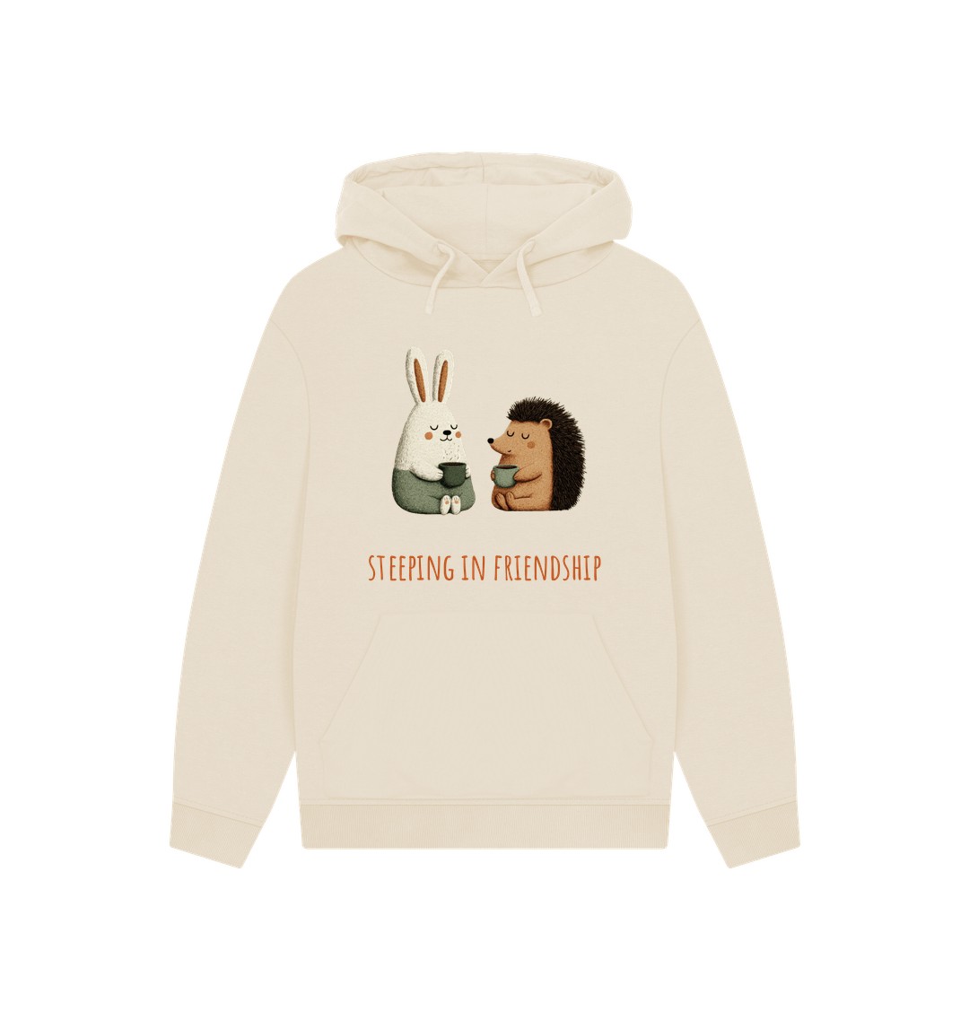 Oat Printed Hoody Front