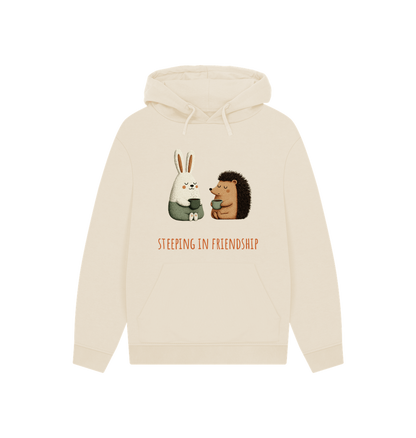 Oat Printed Hoody Front