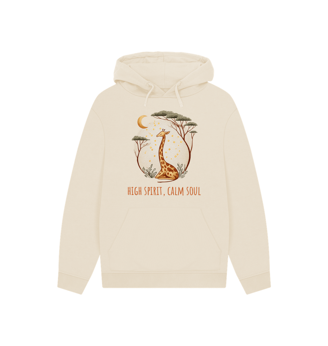 Oat Printed Hoody Front