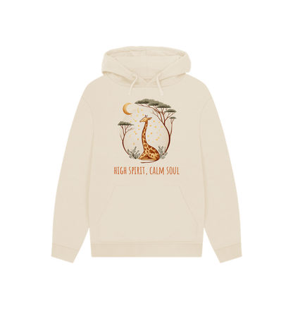 Oat Printed Hoody Front