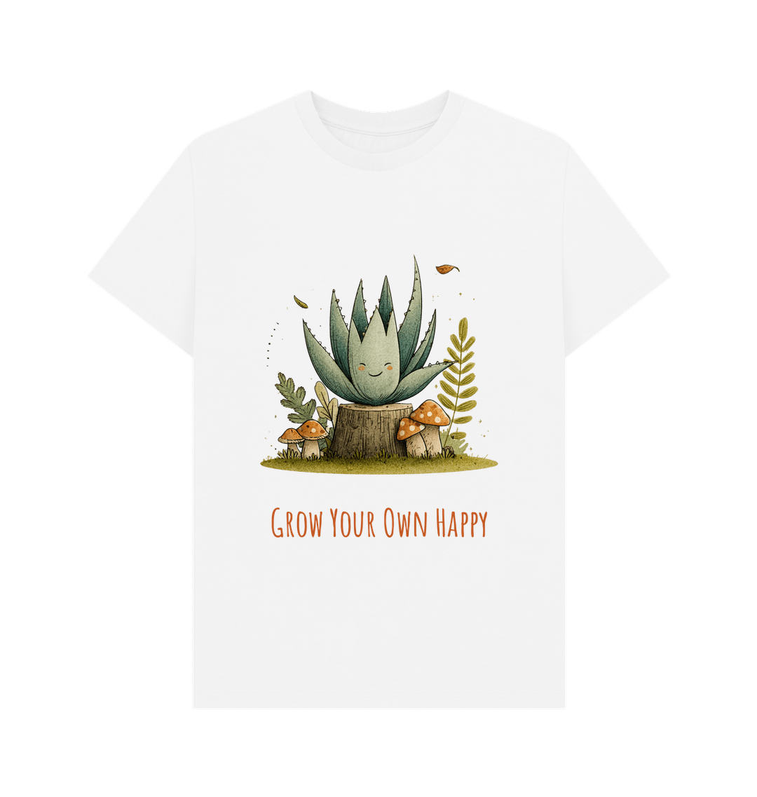 White Printed T-shirt Front