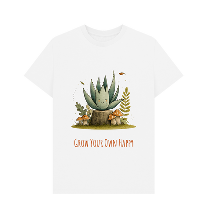 White Printed T-shirt Front