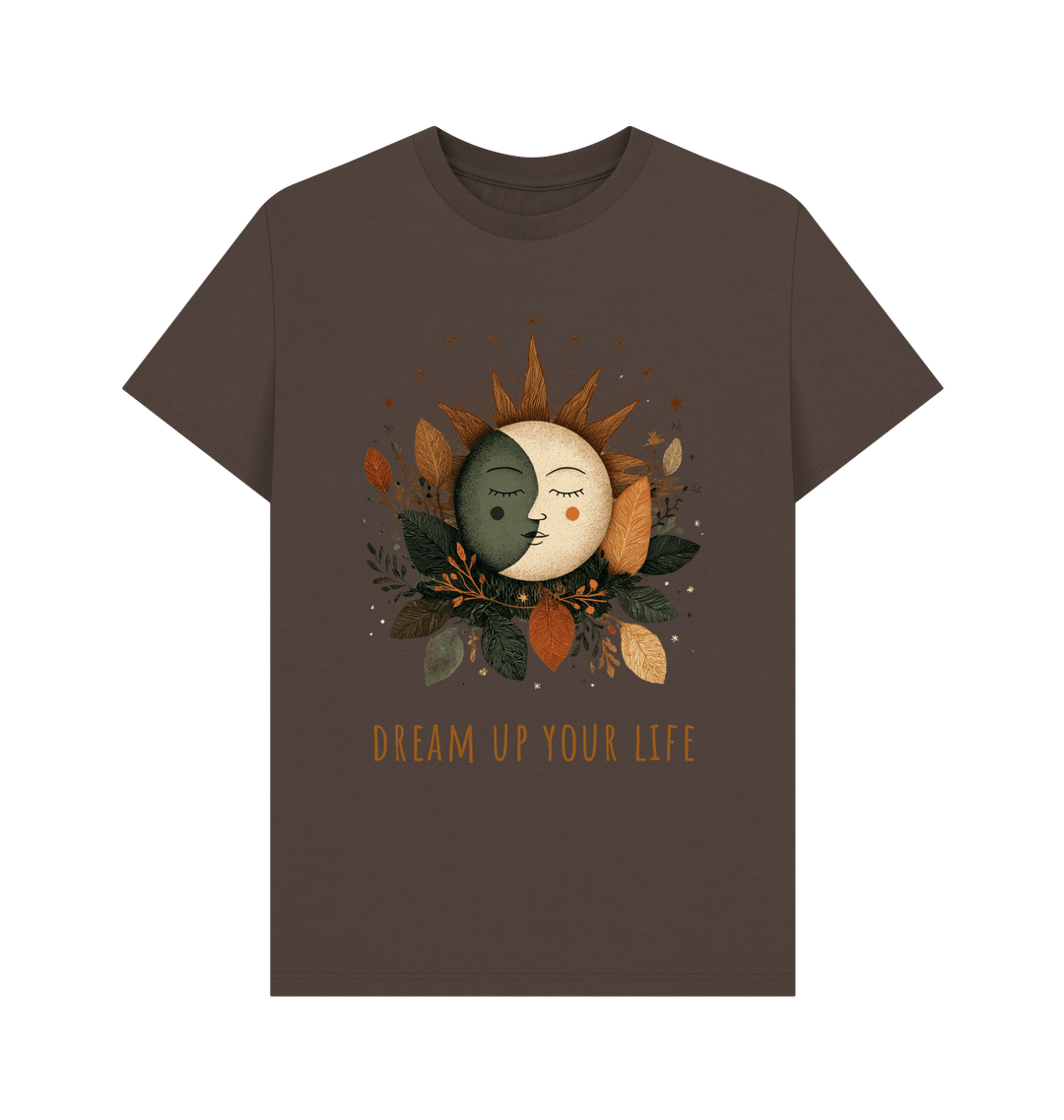 Chocolate Printed T-shirt Front