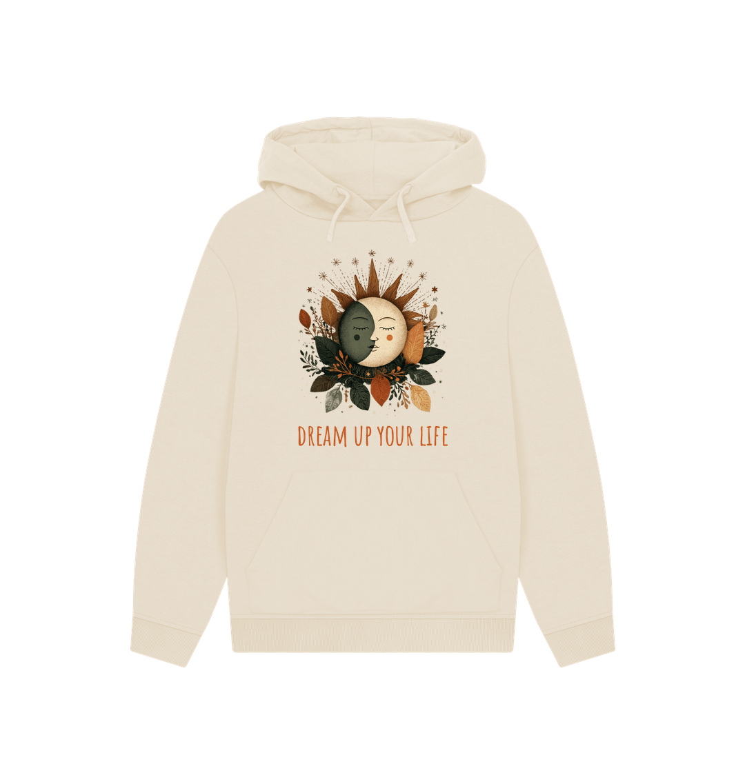 Oat Printed Hoody Front